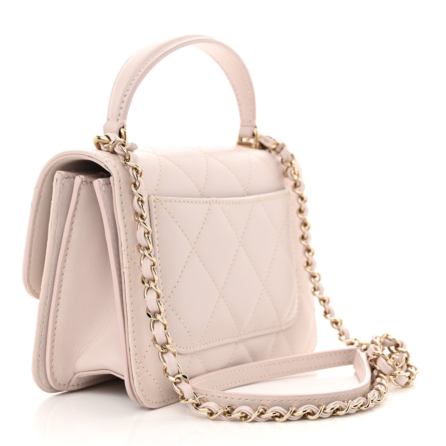 Chanel Calfskin Quilted Coco Lady Flap Light Purple 3 of 15