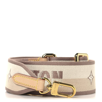 Louis Vuitton Jacquard Speedy Bandouliere 20 Shoulder Strap Beige 1 of 4