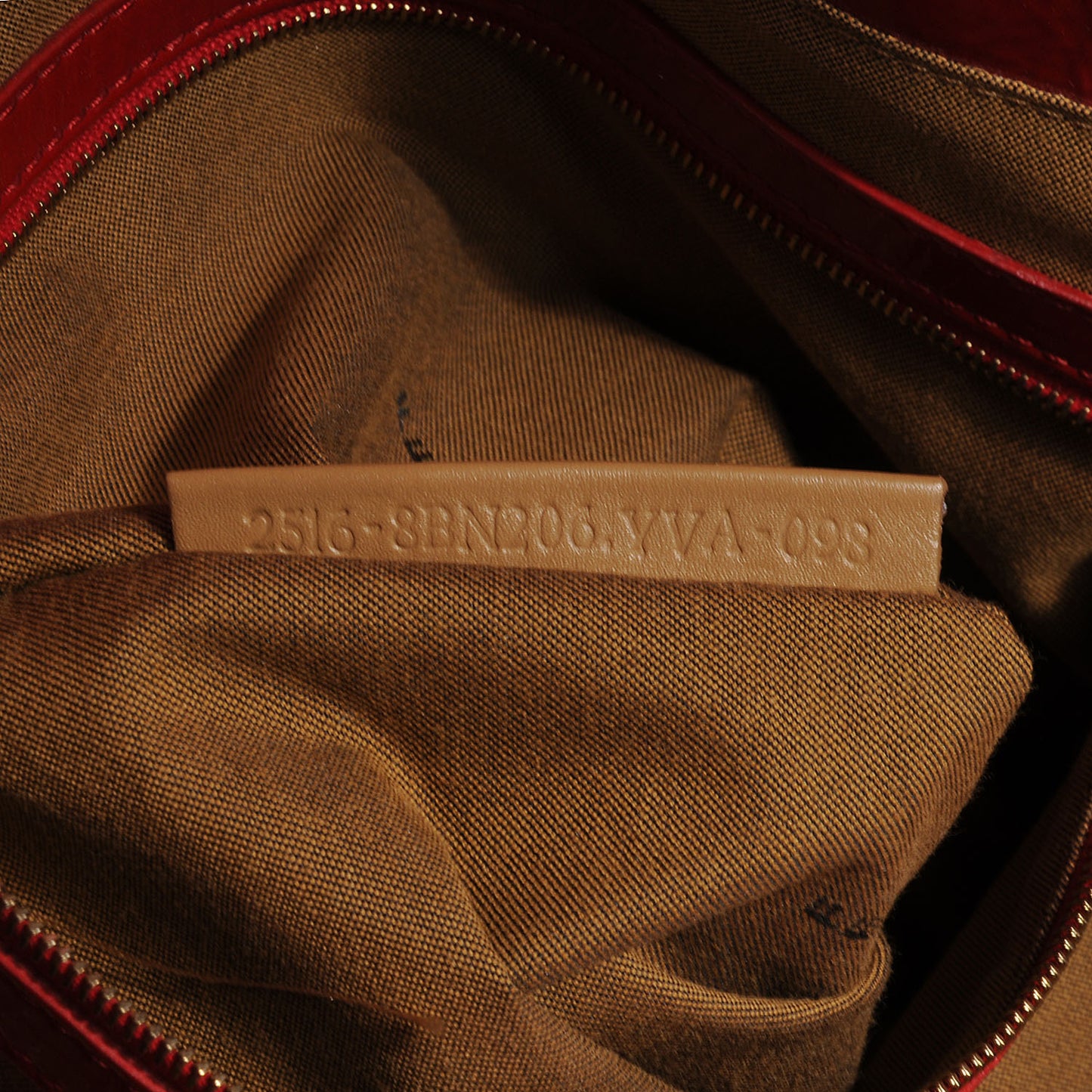 Vitello Naplak Oversized Bag De Jour Rosso