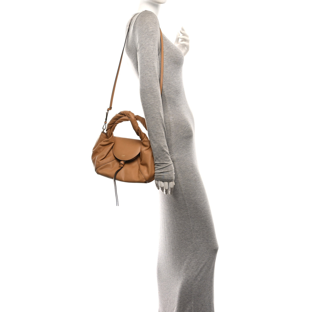 Calfskin Small Spy Dark Honey