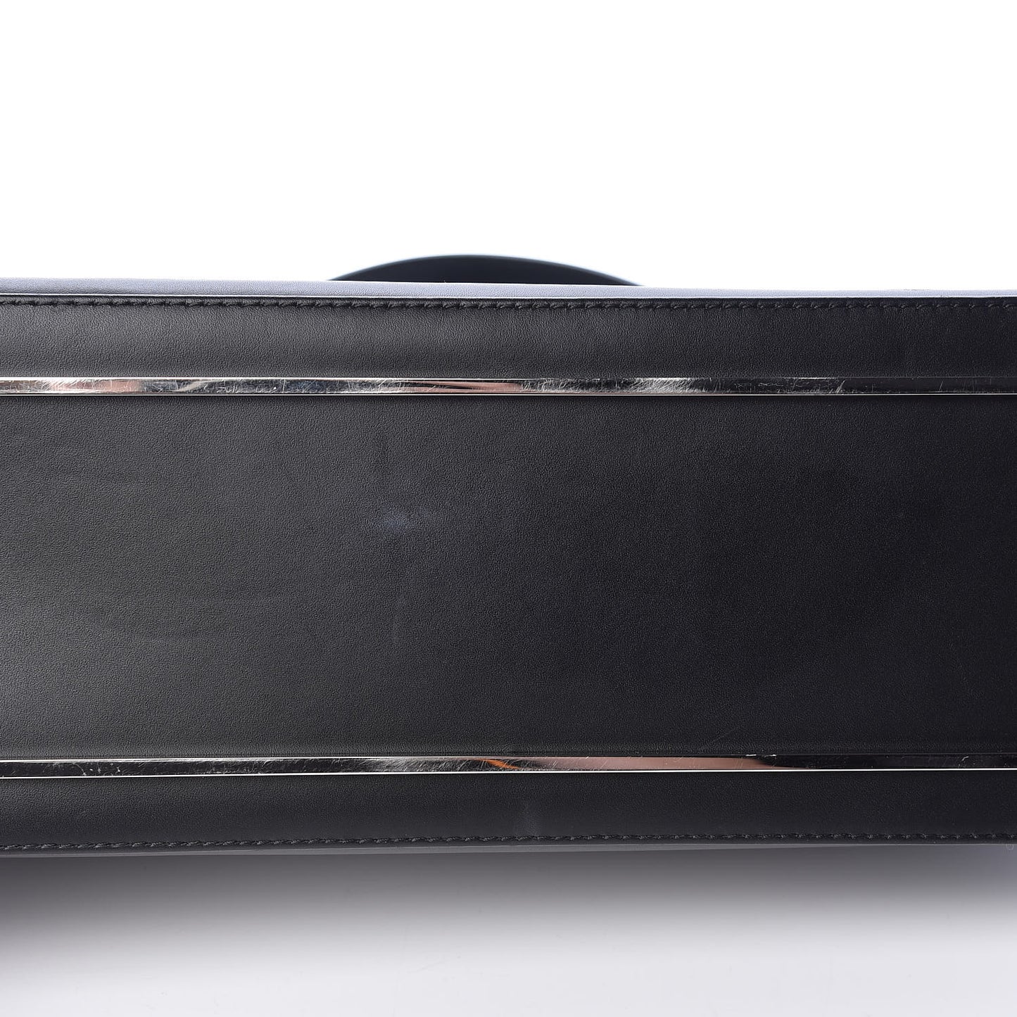 Calfskin Le Dix Soft Cabas M Shoulder Bag Black