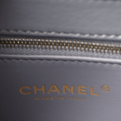 Chanel Lambskin Quilted Small Trendy CC Flap Dual Handle Bag Light Grey 6 of 10