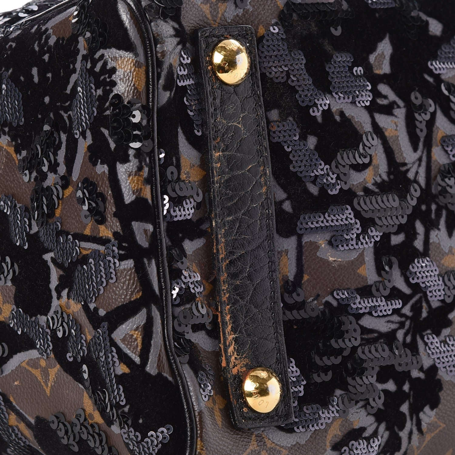 Louis Vuitton Monogram Fleur De Jais Sequins Speedy 30 11 of 12