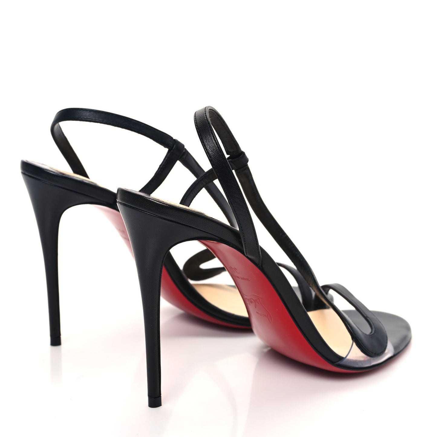 Nappa Rosalie 100 Sandals 38.5 Black