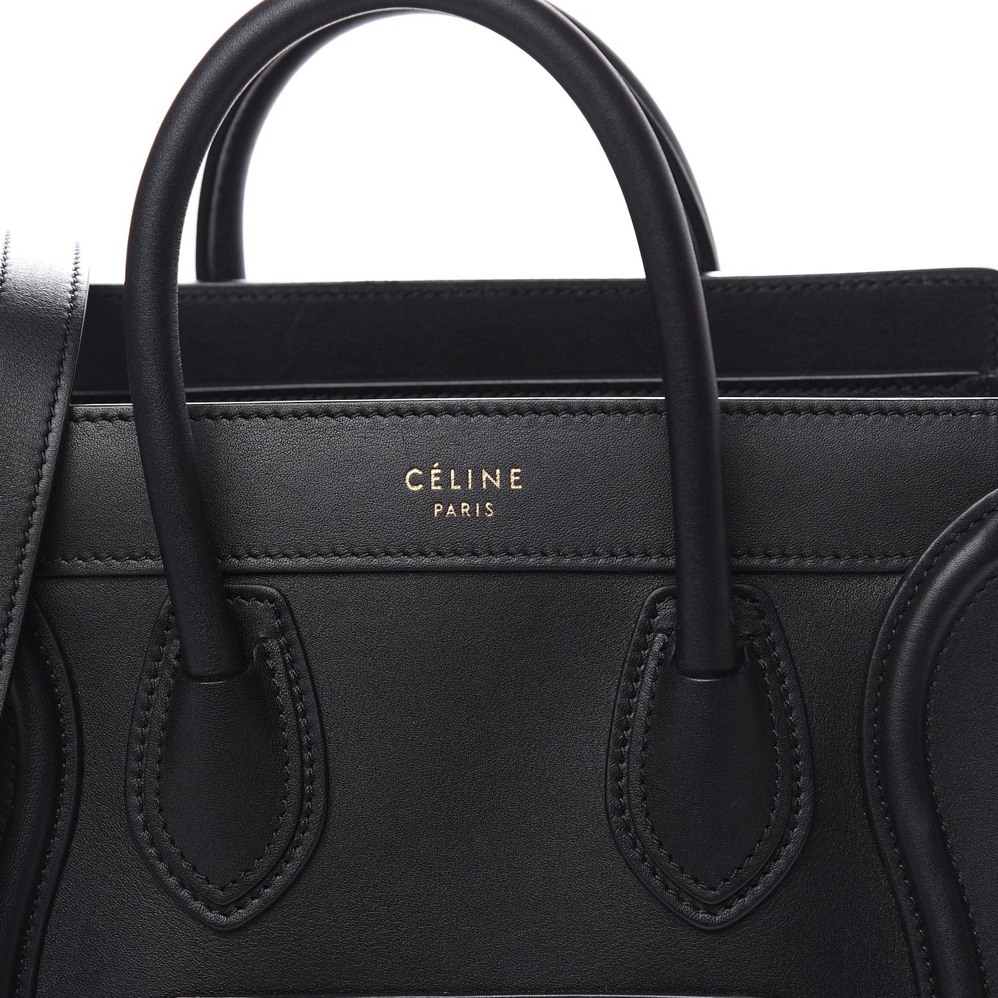 Smooth Calfskin Nano Luggage Black
