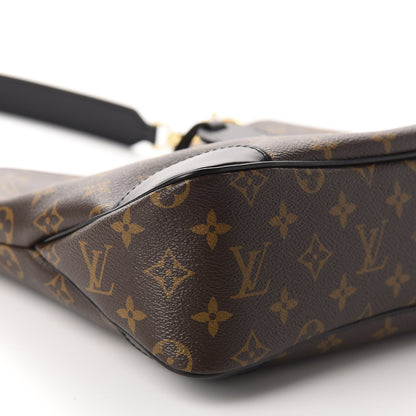 Louis Vuitton Monogram Odeon MM Black 6 of 10