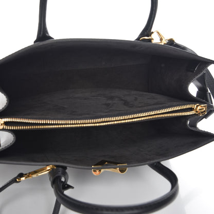 Louis Vuitton Monogram Cuir Plume Very Tote MM Black 6 of 8