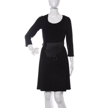 Christian Dior Ultra Matte Calfskin Saddle Belt Bag Black 2 of 9