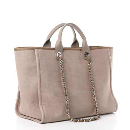 Chanel Canvas Medium Deauville Tote Ecru 3 of 11