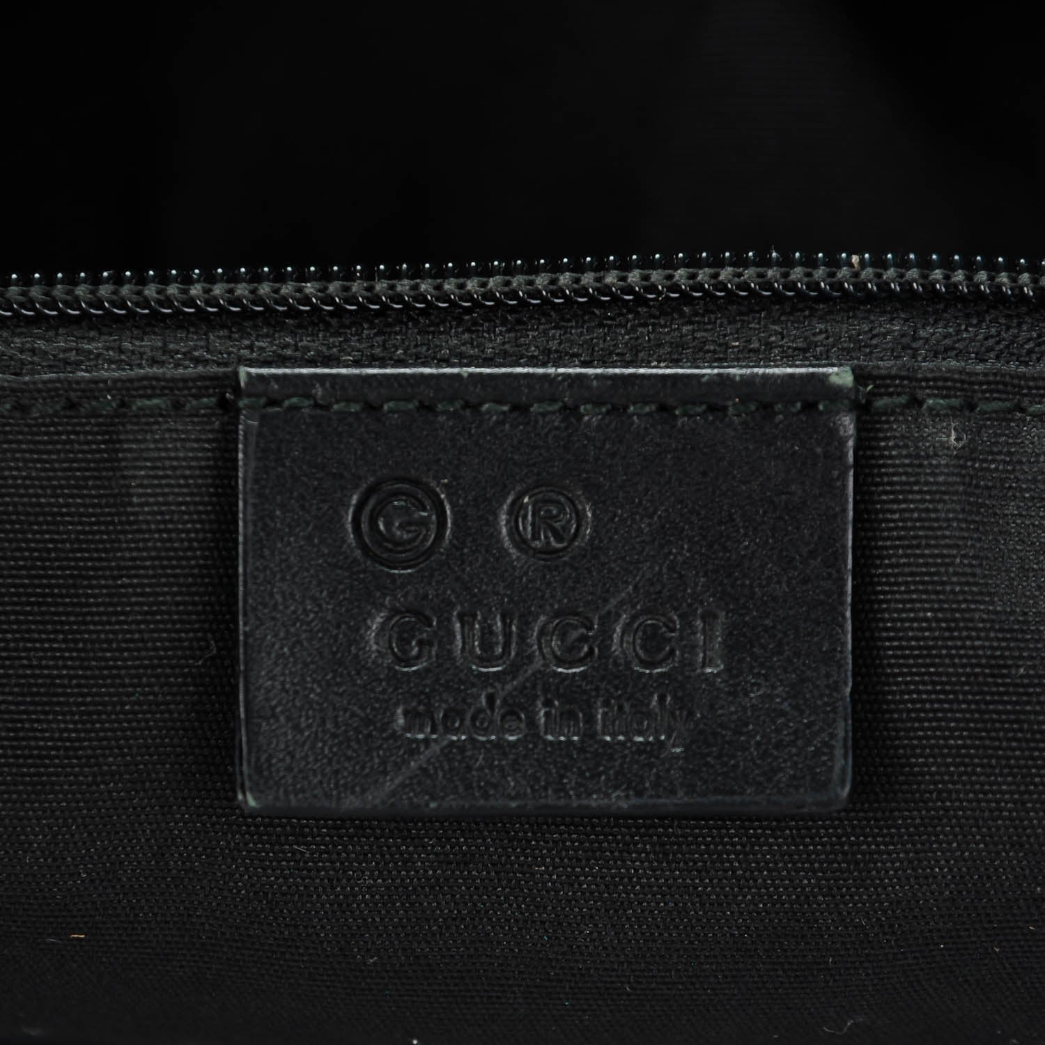 Gucci Nylon Monogram Large Hobo Black 5 of 7