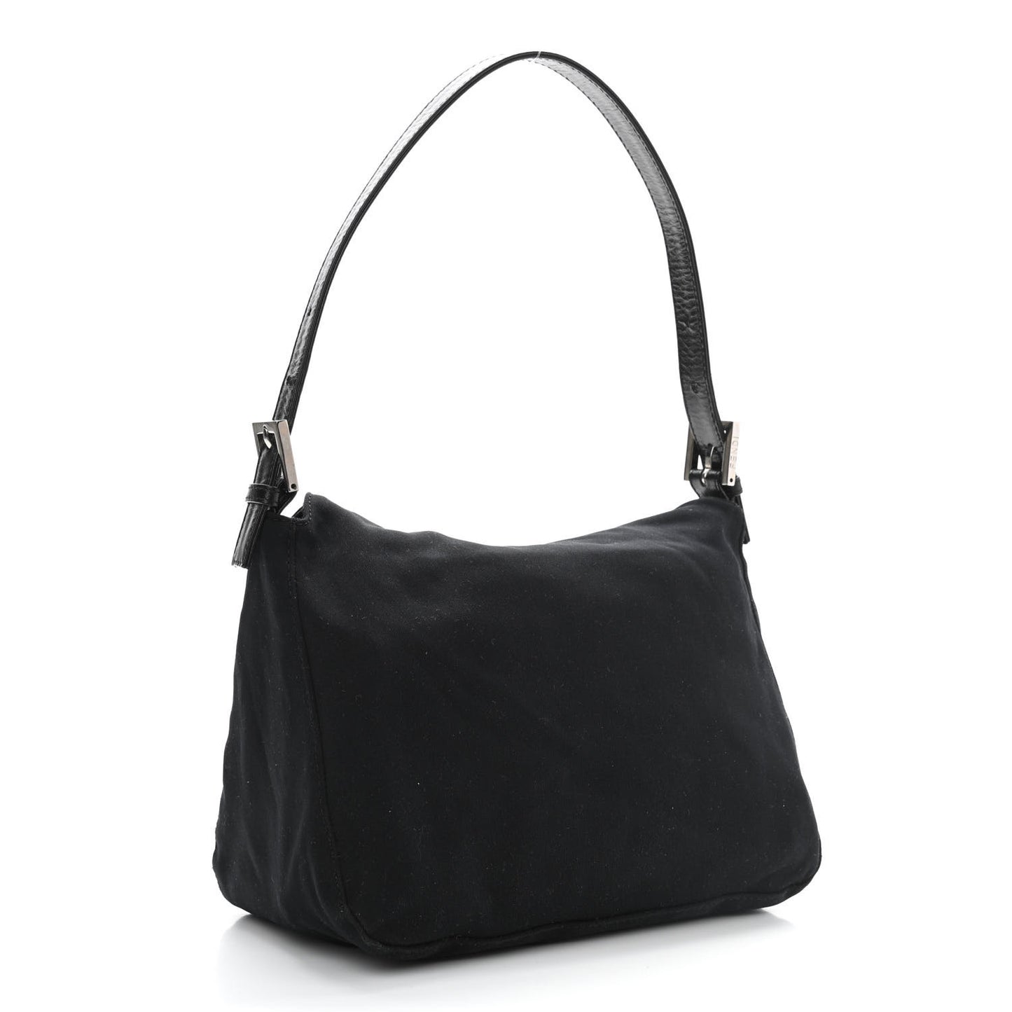 Nylon Baguette Bag Black