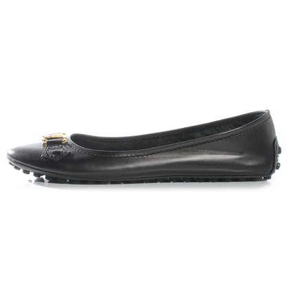 Louis Vuitton Leather Oxford Ballerina Flats Black 38.5 1 of 7