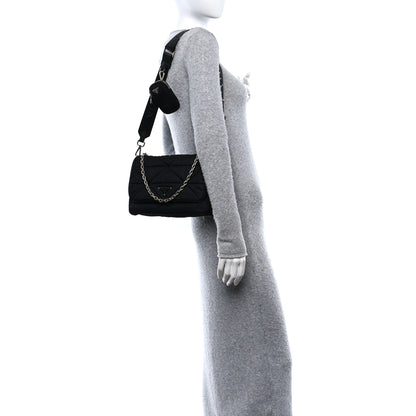 Prada Re-Nylon Quilted Padded Flap Shoulder Bag Black 2 of 10