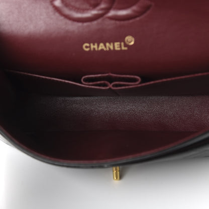 Chanel Lambskin Quilted Medium Double Flap Black 5 of 11