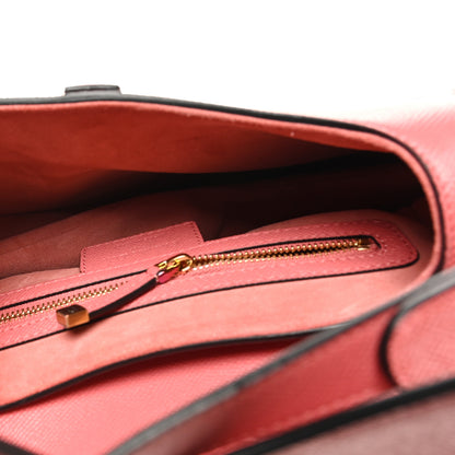 Christian Dior Grained Calfskin Saddle Bag Pink 5 of 10