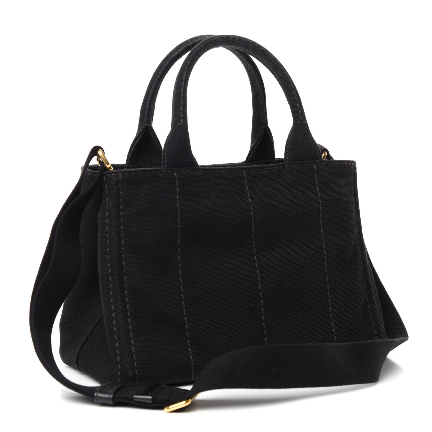 Canapa Small Logo Tote Black