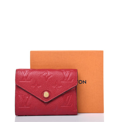 Louis Vuitton Empreinte Victorine Wallet Cherry 13 of 13