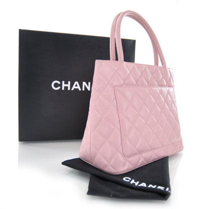 Chanel Caviar Medallion Tote Pink 3 of 8