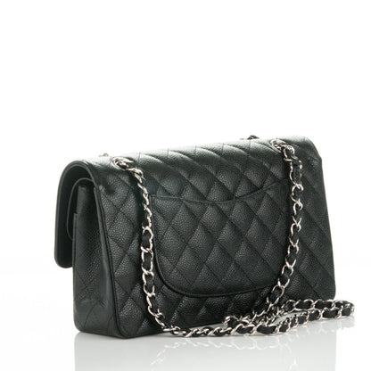 Chanel Caviar Quilted Medium Double Flap Black 3 of 8