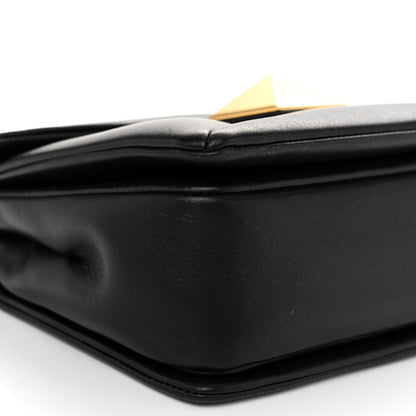 Valentino Garavani Nappa One Stud Chain Clutch Black 8 of 10