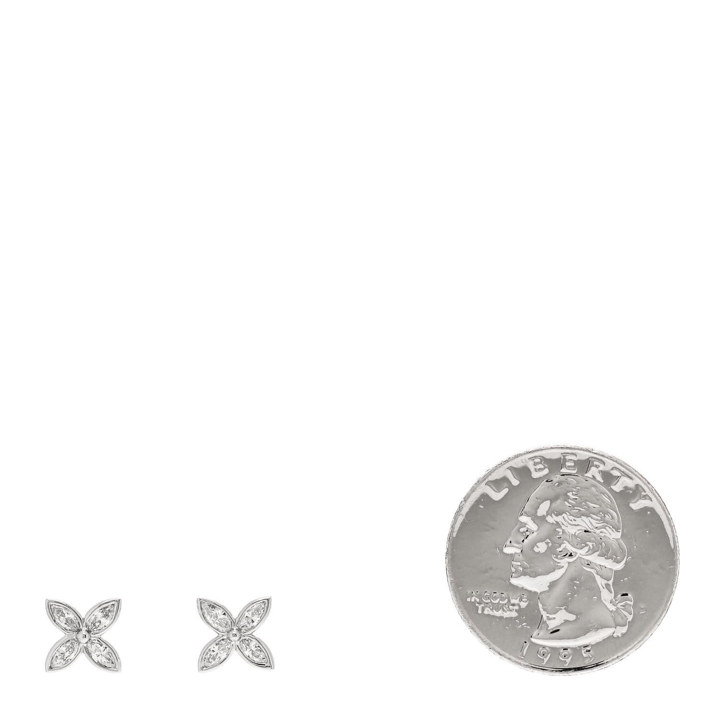 Platinum Diamond .56ctw Victoria Earrings