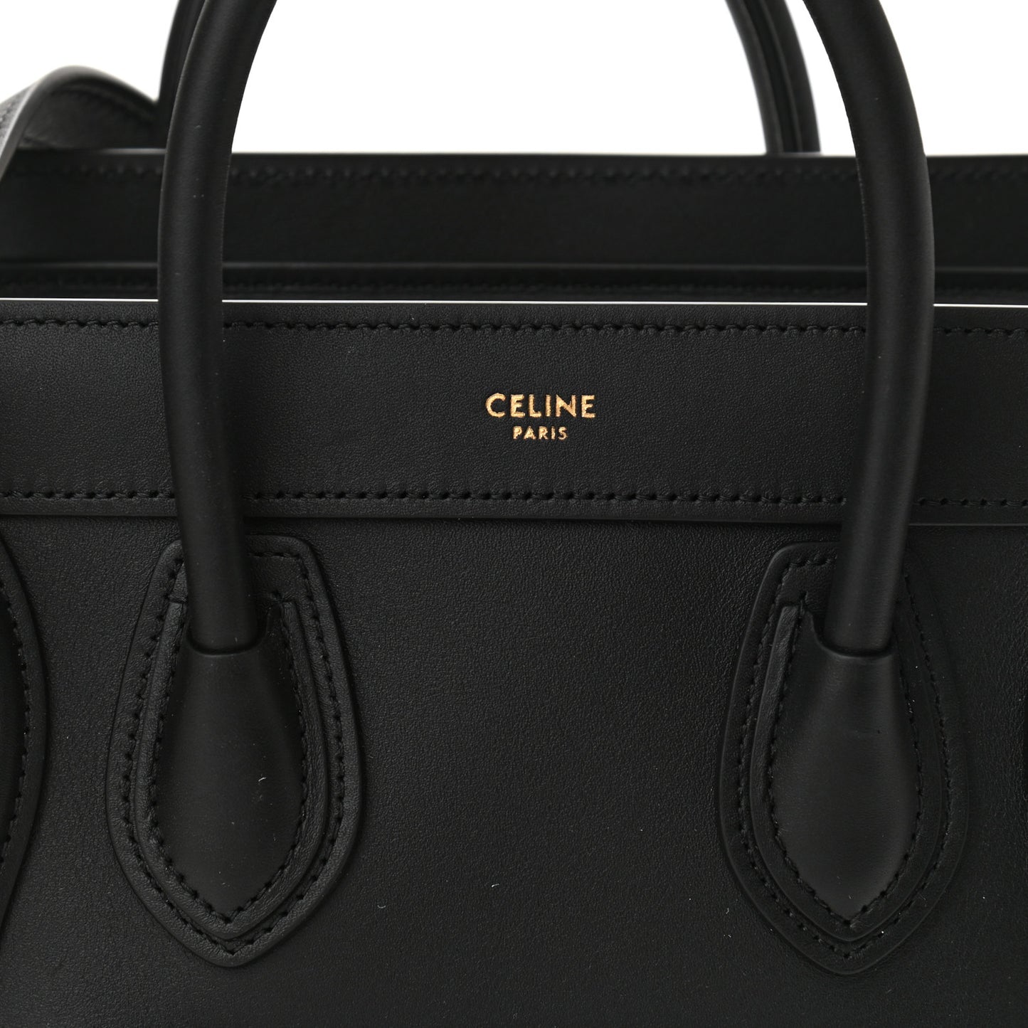 Smooth Calfskin Nano Luggage Black