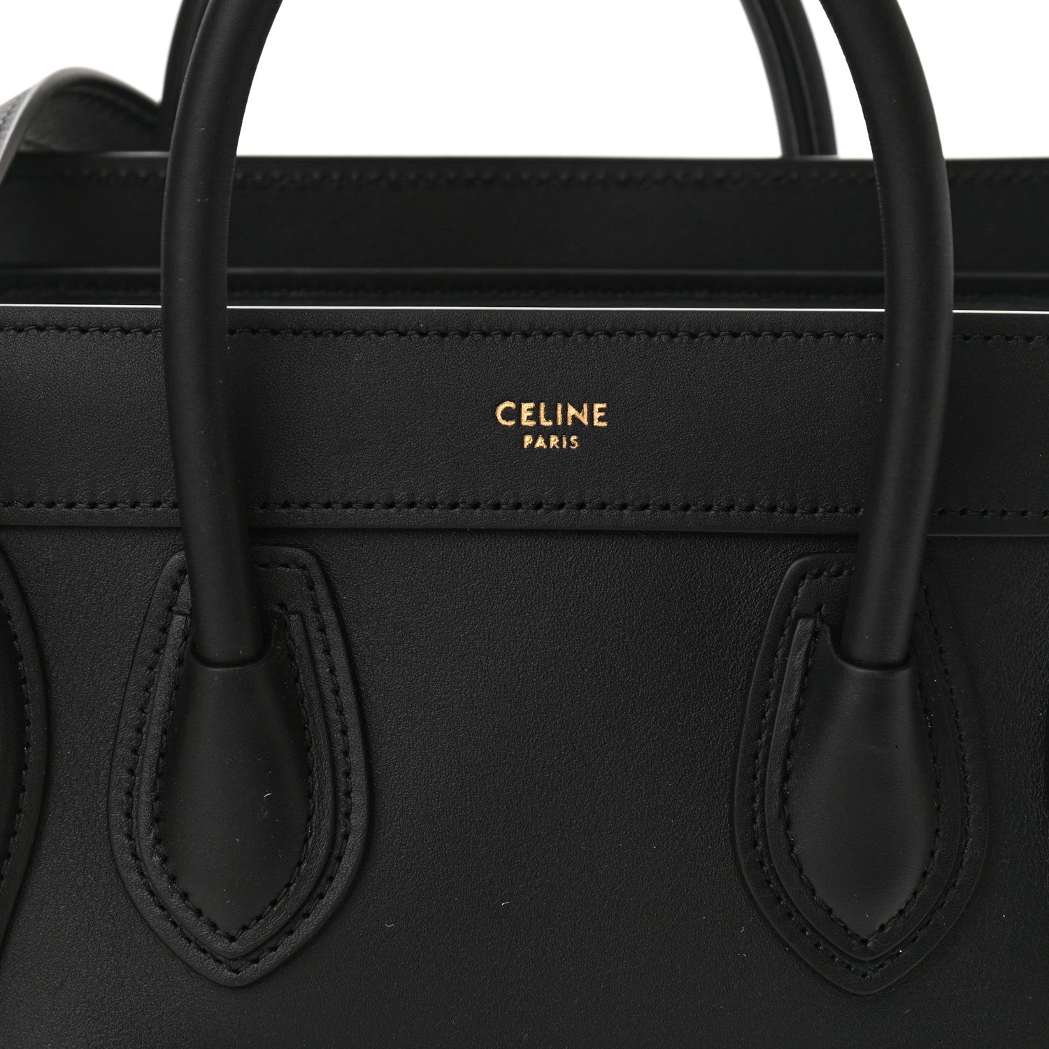 Celine Smooth Calfskin Nano Luggage Black 8 of 11