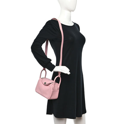 Hermes Swift Mini Lindy 20 Rose Sakura 2 of 10