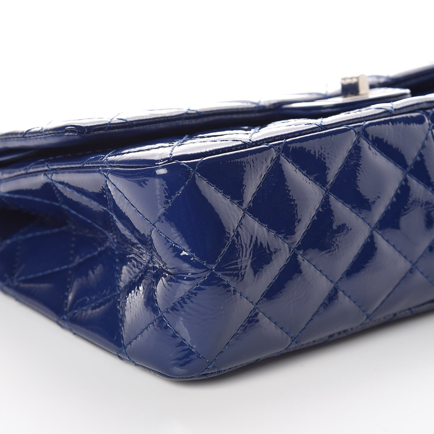 Chanel Patent Quilted 2.55 Reissue 226 Flap Navy 5 of 10
