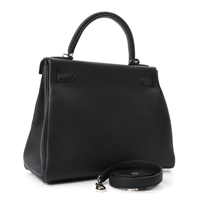 Hermes Togo Kelly Retourne 28 Black 4 of 17