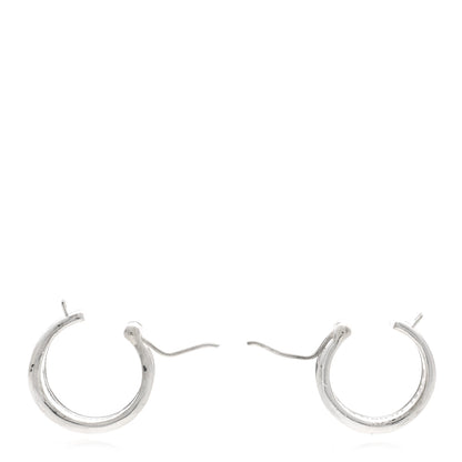 Tiffany Sterling Silver Wide 1837 Hoop Earrings 3 of 4