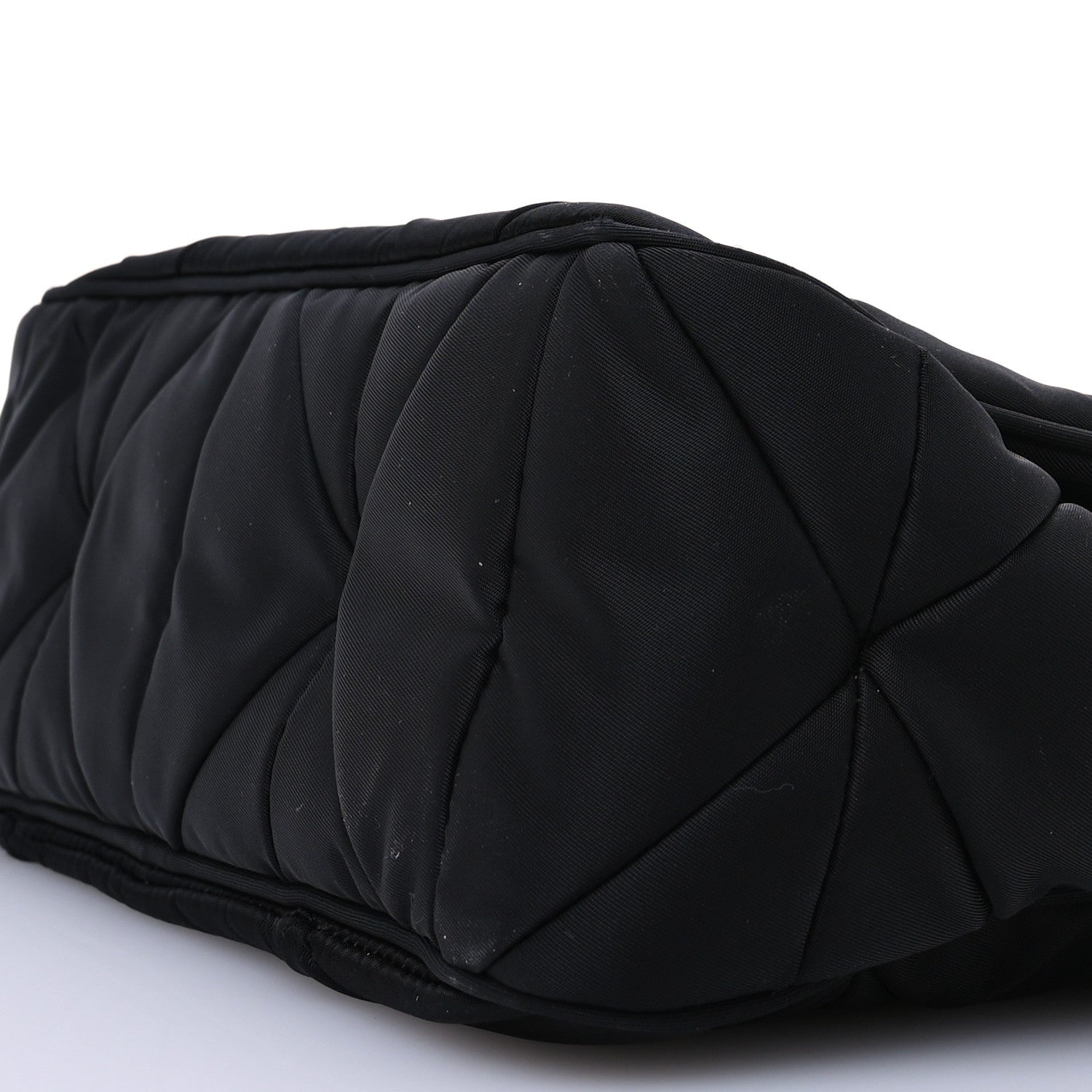 Prada Re-Nylon Quilted Padded Flap Shoulder Bag Black 9 of 10