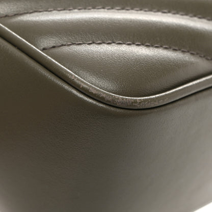 Saint Laurent SAINT LAURENT Calfskin Matelasse Monogram Lou Camera Bag Dusty Grey 14 of 14