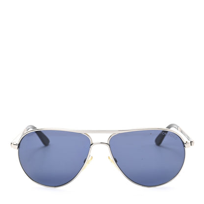 Tom Ford Marko Aviator Sunglasses TF144 Silver 2 of 6