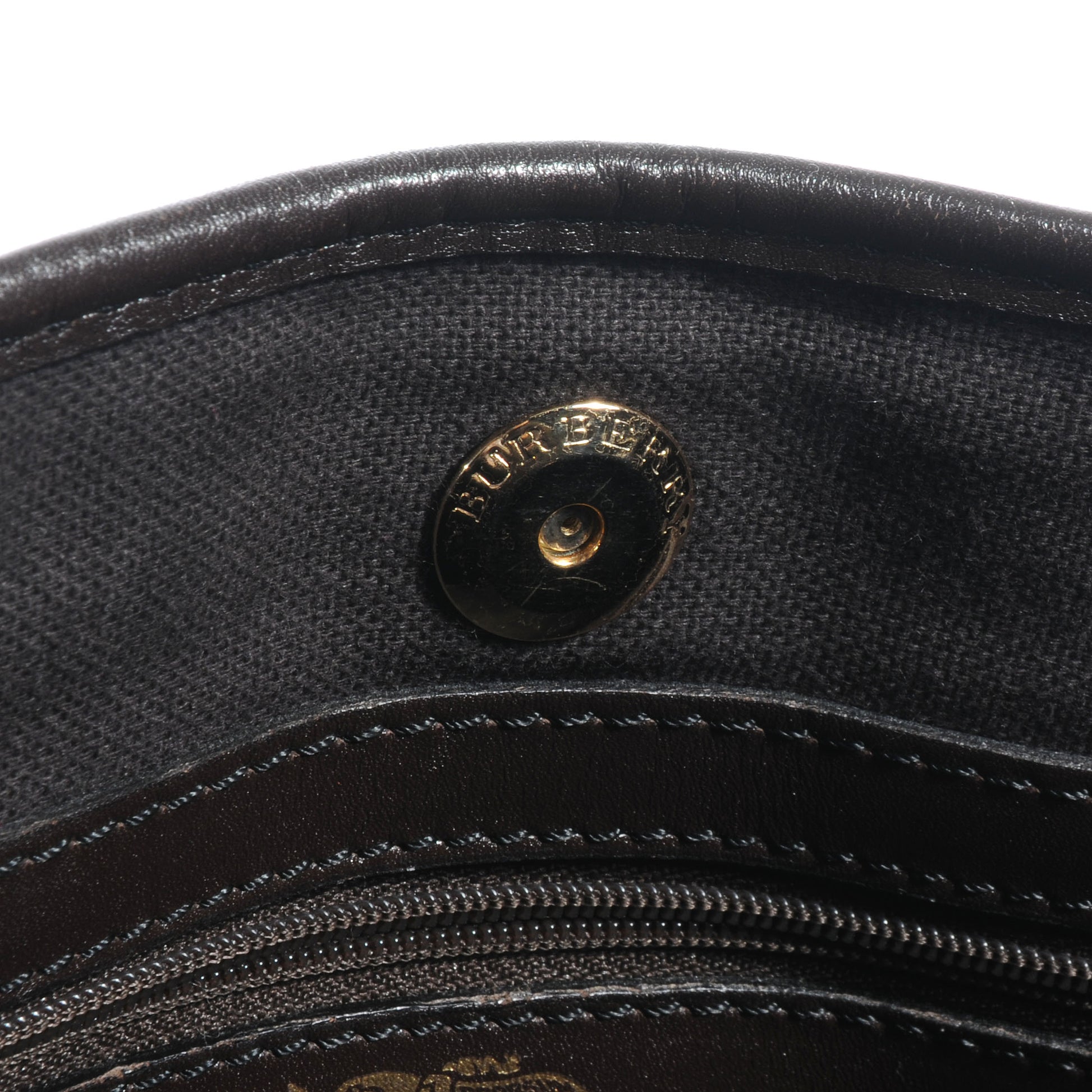 Burberry Haymarket Check Small Tote Brown 9 of 9