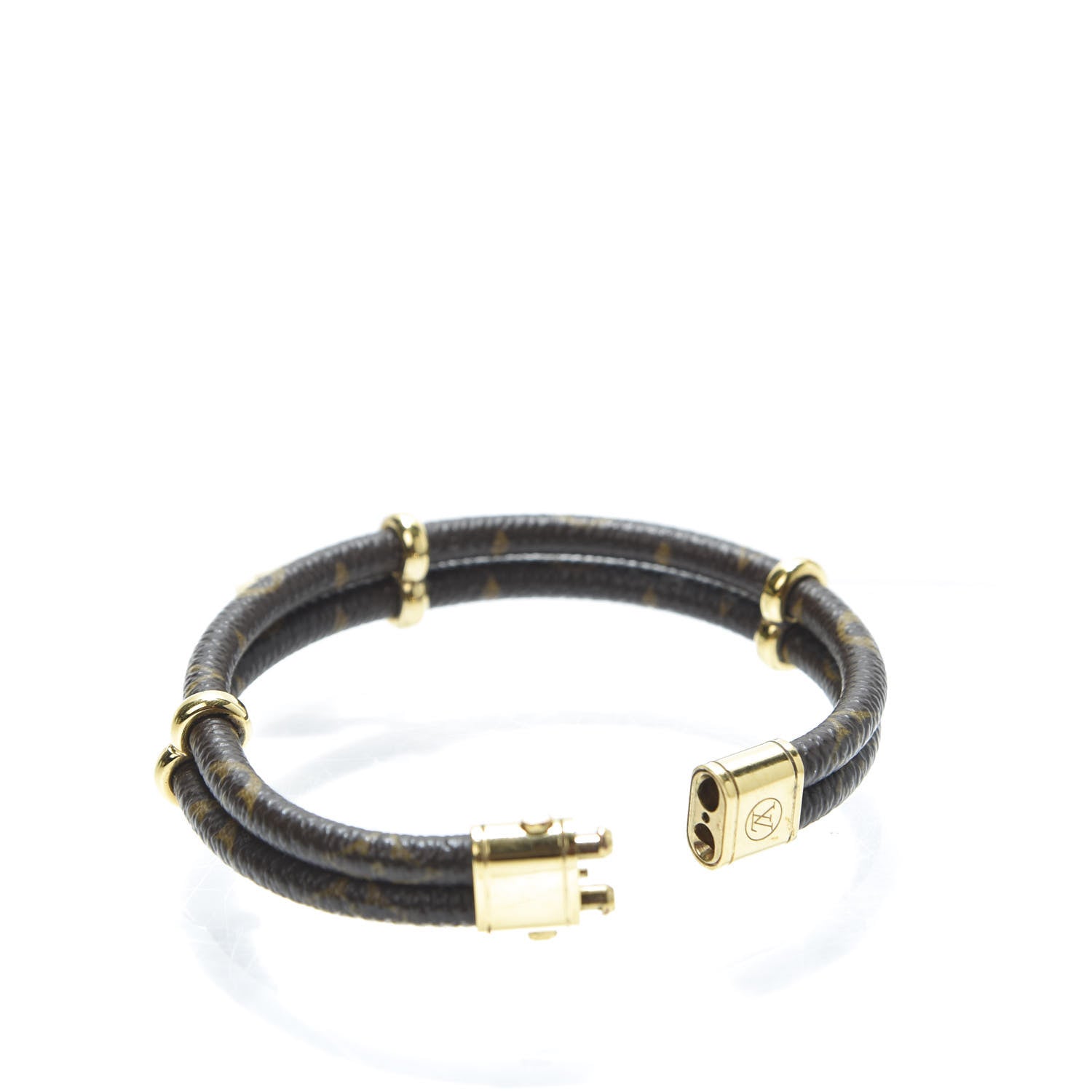 Louis Vuitton Monogram Keep It Twice Bracelet 19 4 of 5