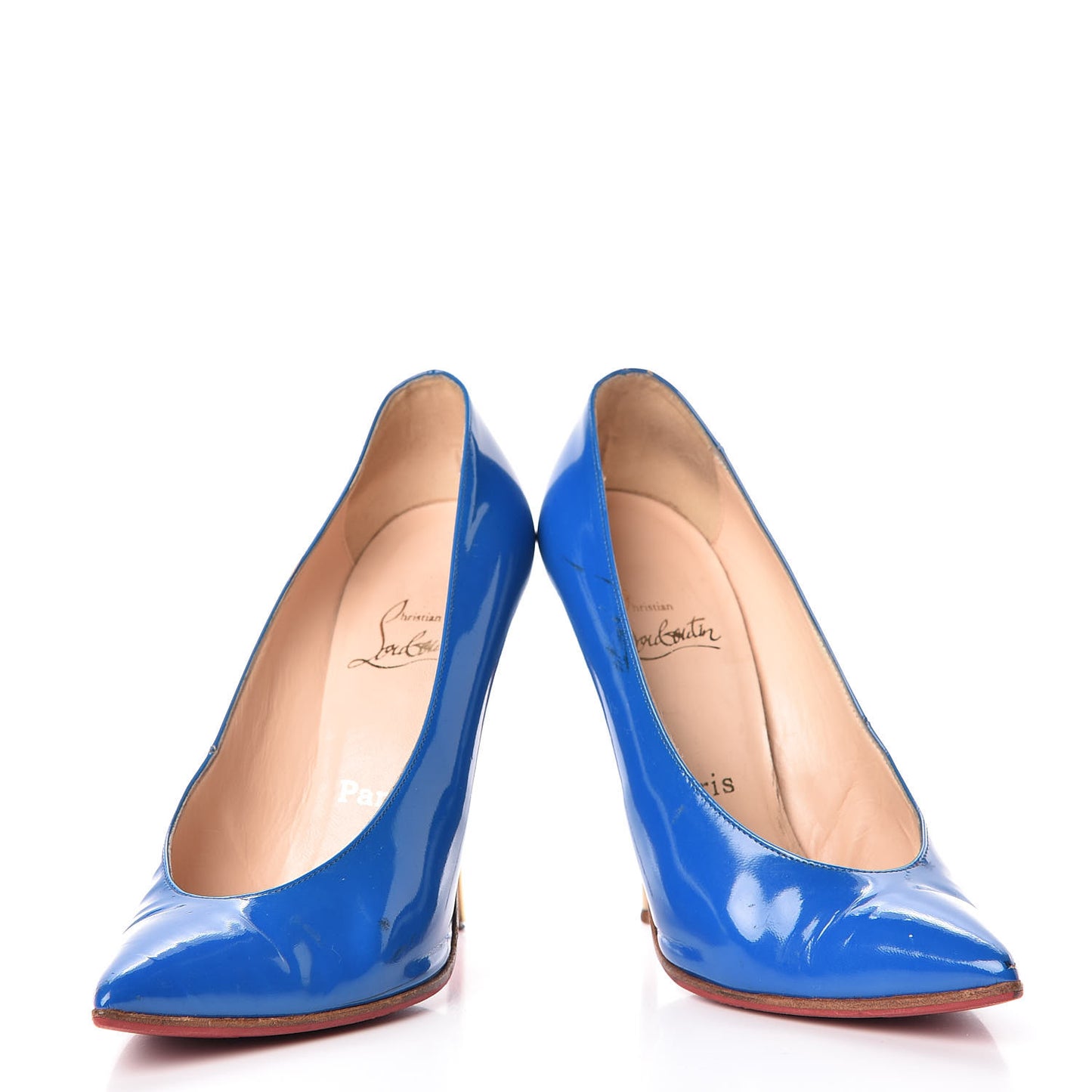 Patent Lola Pumps 37 Blue