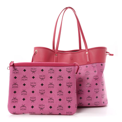 MCM Visetos Aren Tote Pink 3 of 12