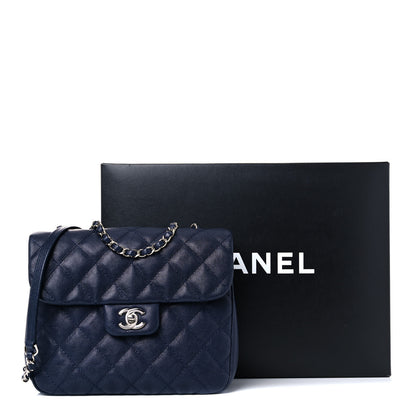 Chanel Caviar Quilted Medium Urban Companion Flap Navy 11 of 11