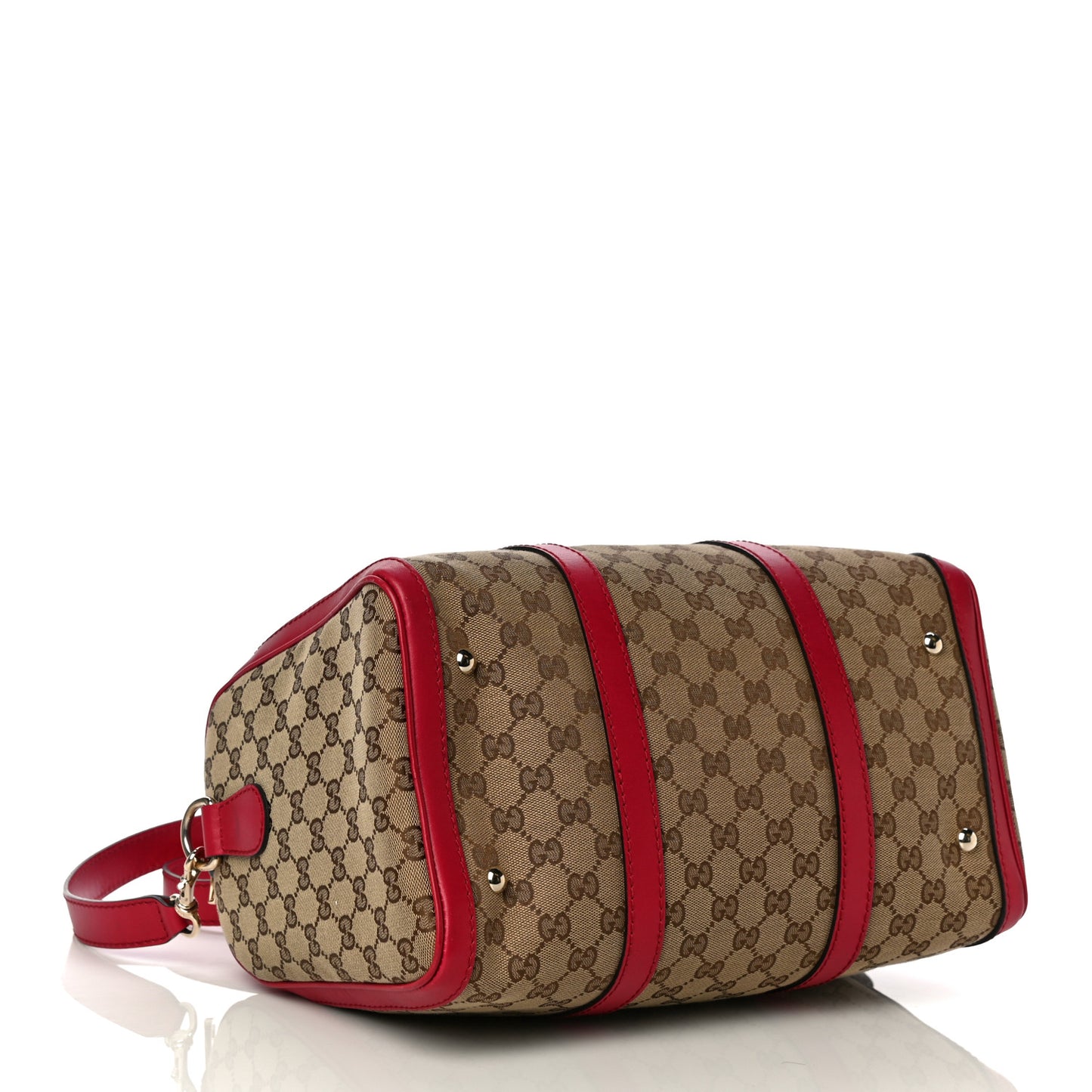 Monogram Medium Joy Boston Hibiscus Red