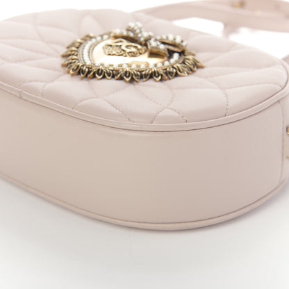 Dolce & Gabbana Calfskin Devotion Crossbody Bag Cipria 6 of 9