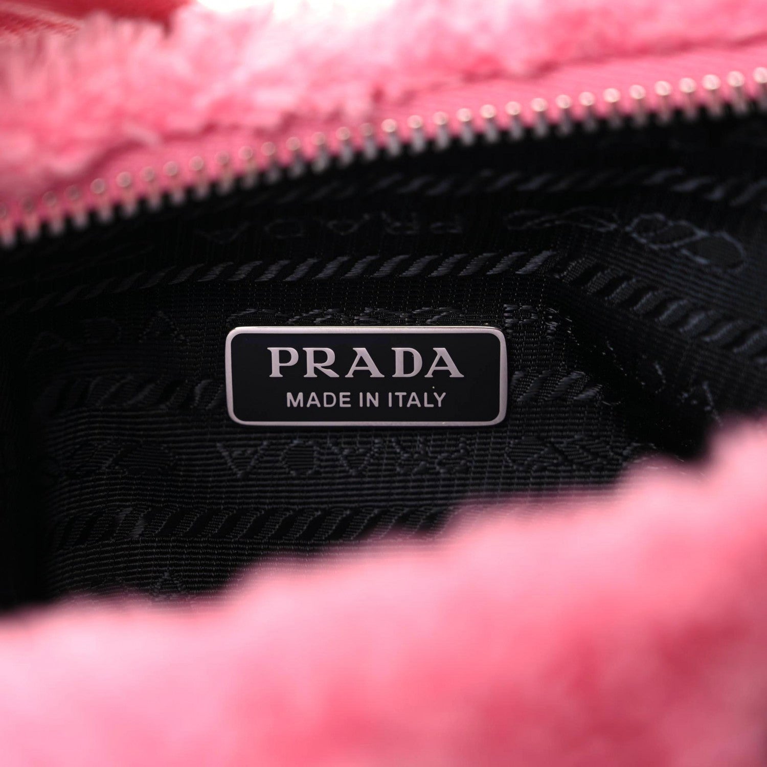 Prada Terry Cloth Mini Re-Edition 2000 Bag Petalo Black 13 of 13