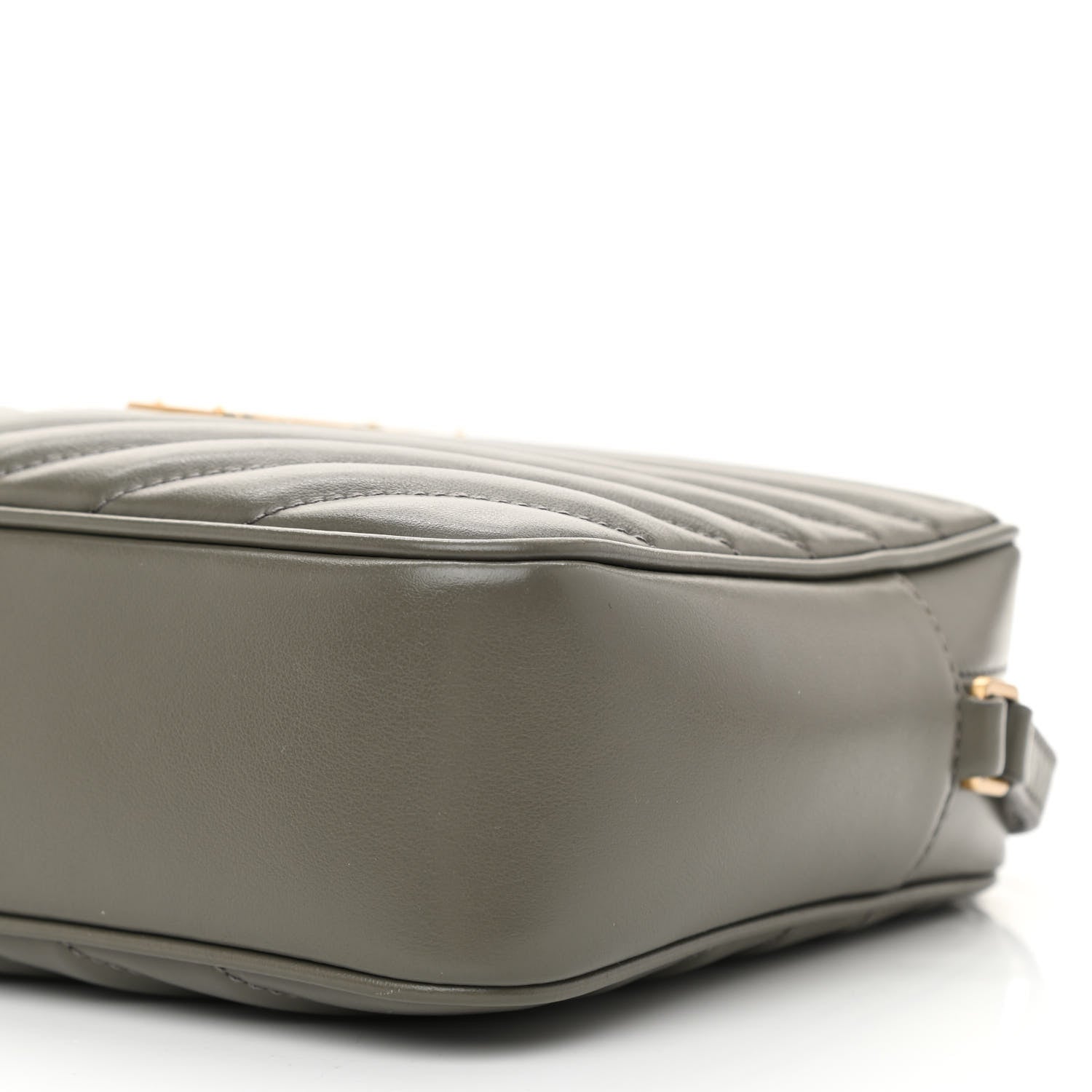 Saint Laurent Calfskin Matelasse Monogram Lou Camera Bag Storm 9 of 9