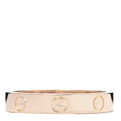 Cartier 18K Pink Gold 3.5mm LOVE Wedding Band Ring 55 7.25 3 of 4