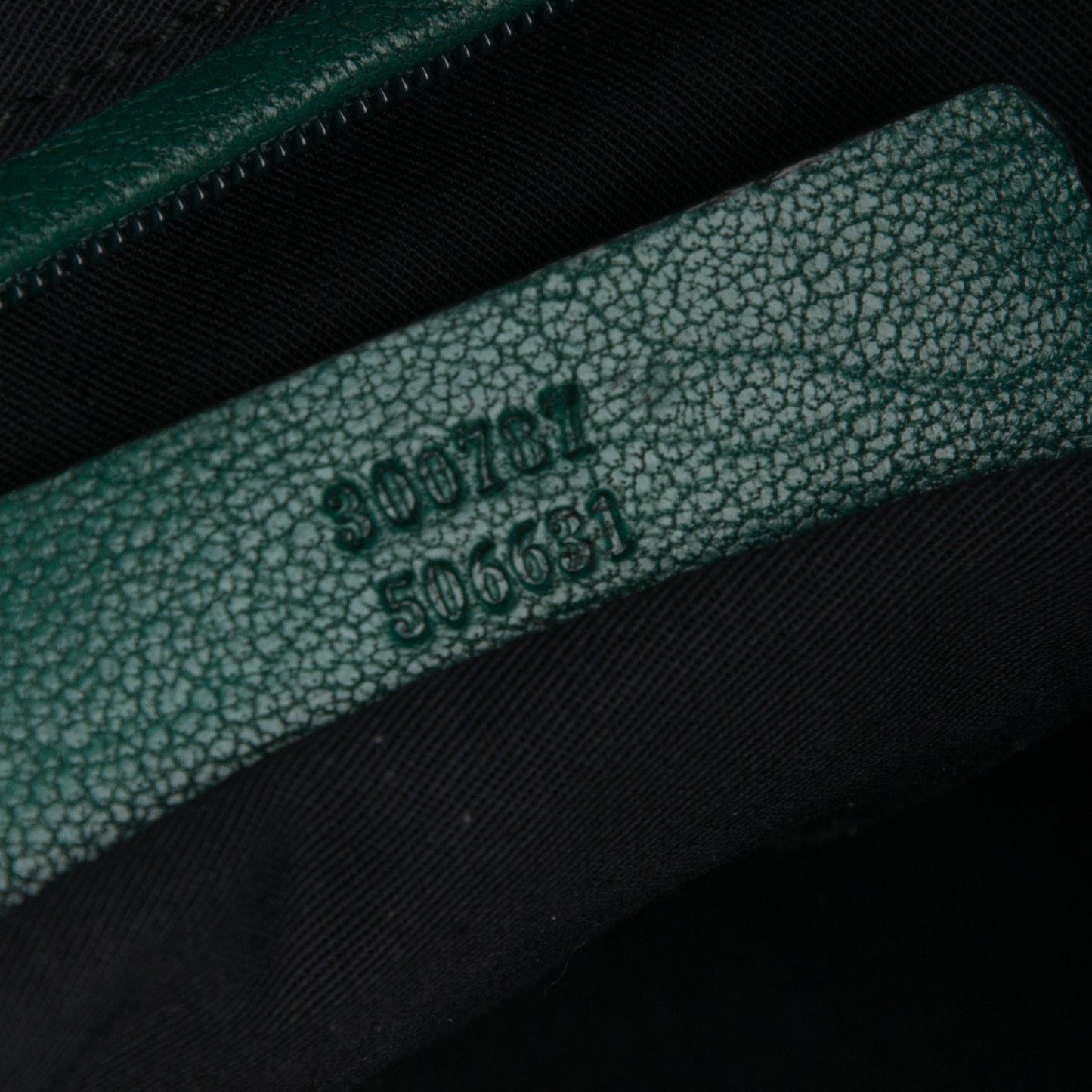 Calfskin De Manta Clutch Dark Green
