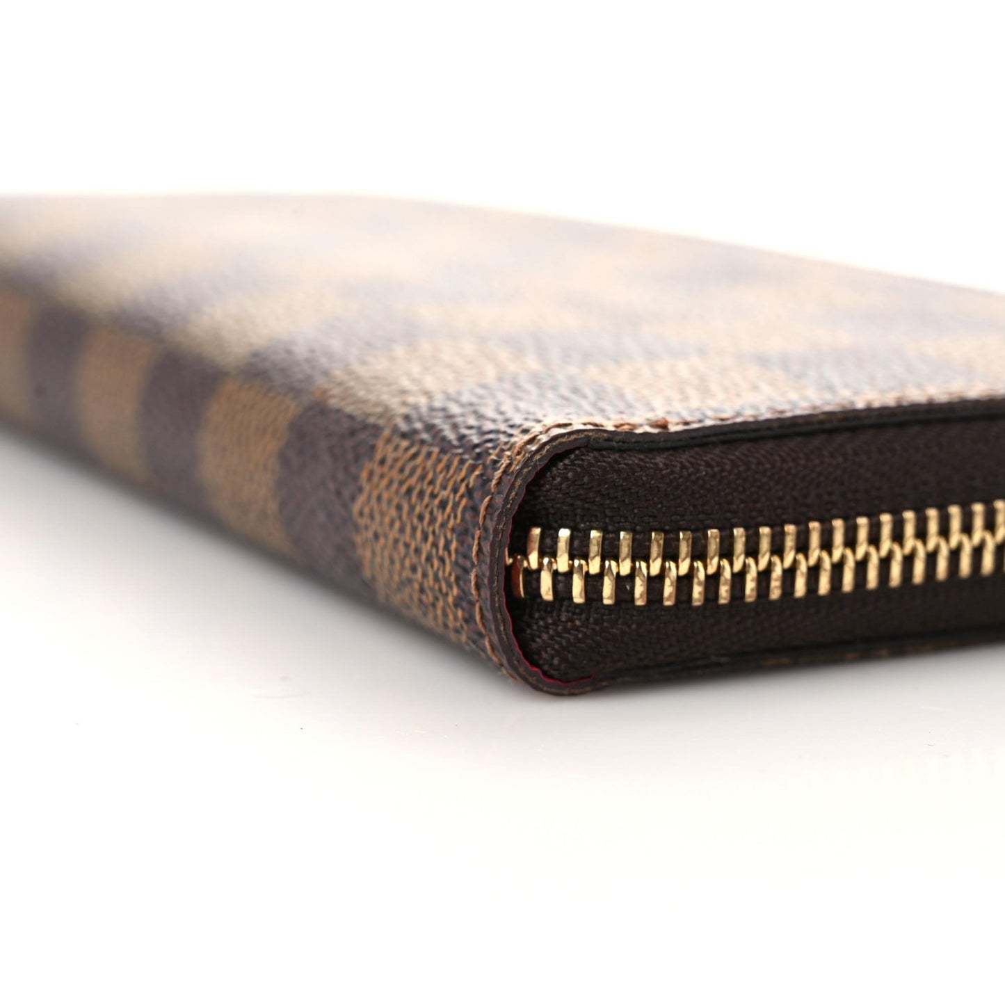 Damier Ebene Clemence Wallet Cherry