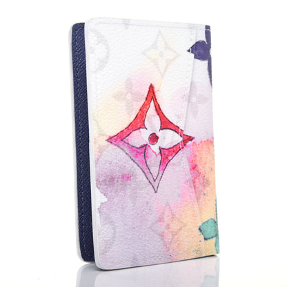 Louis Vuitton Monogram Watercolor Pocket Organizer NM Multicolor 3 of 9