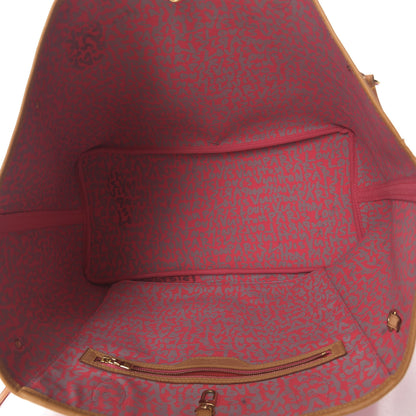 Louis Vuitton Monogram Graffiti Neverfull GM Fuchsia 5 of 16
