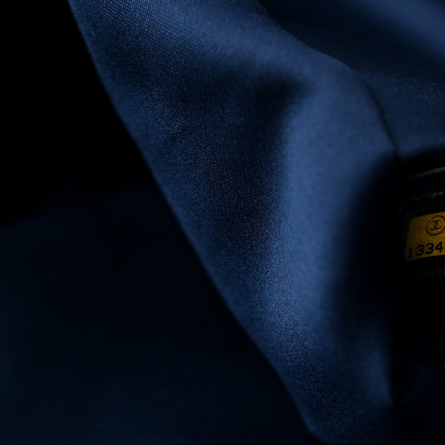 Glazed Calfskin Large On The Road Tote Dark Blue