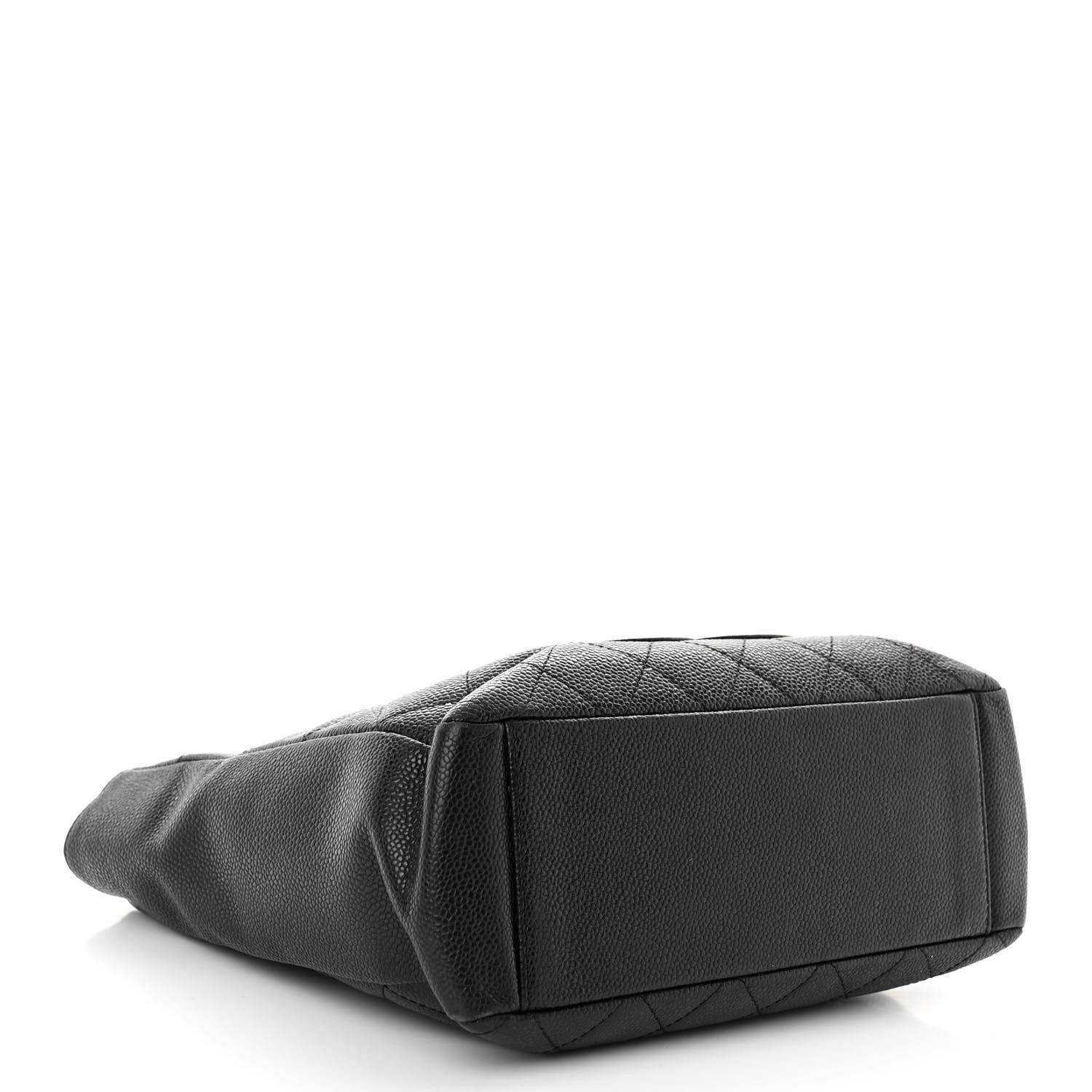 Chanel Caviar Quilted Petit Shopping Tote PST Black 4 of 10